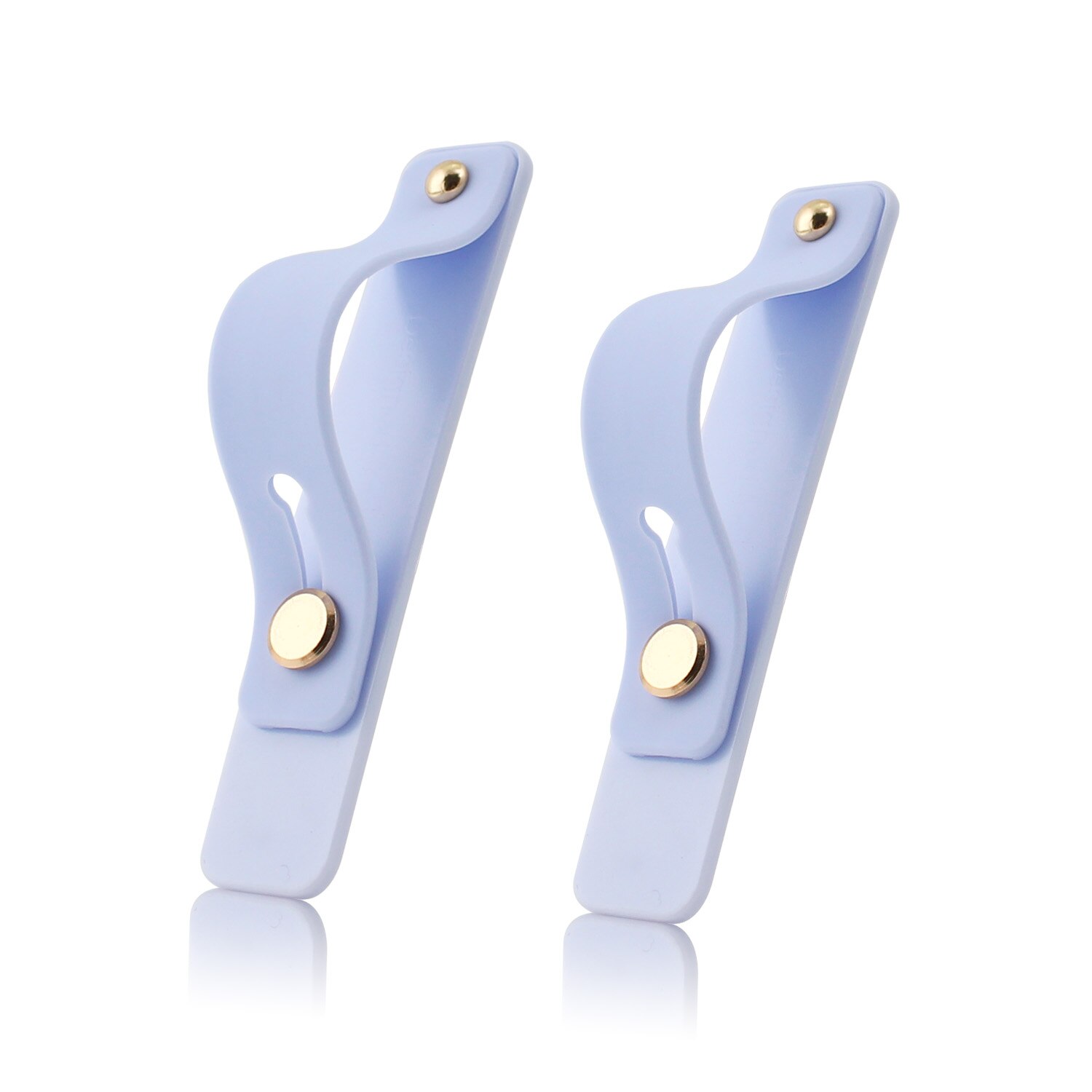 Uniwersalny uchwyt na nadgarstek do telefonu iPhone uchwyt na palec stojak na telefon komórkowy do samsung xiaomi Push back sticked uchwyt gniazda: 2pcs purple