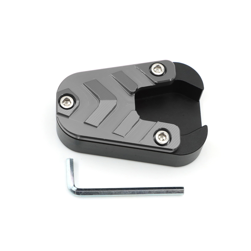 For Benda Chinchilla 500 Chinchilla500 Enlarger Extension Plate Motorcycle Kickstand Side Stand Foot Enlarge Extension Pedal: army green