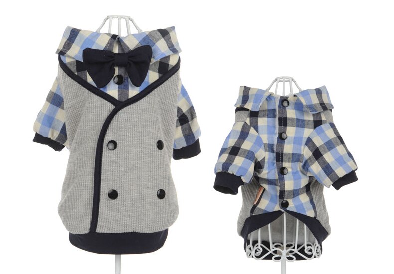Hombre ropa para perros ropa de invierno de perro traje de boda traje de camisa de esmoquin Ropa para perros Chihuahua ropa de yorkie chaqueta de abrigo de traje de Mascota
