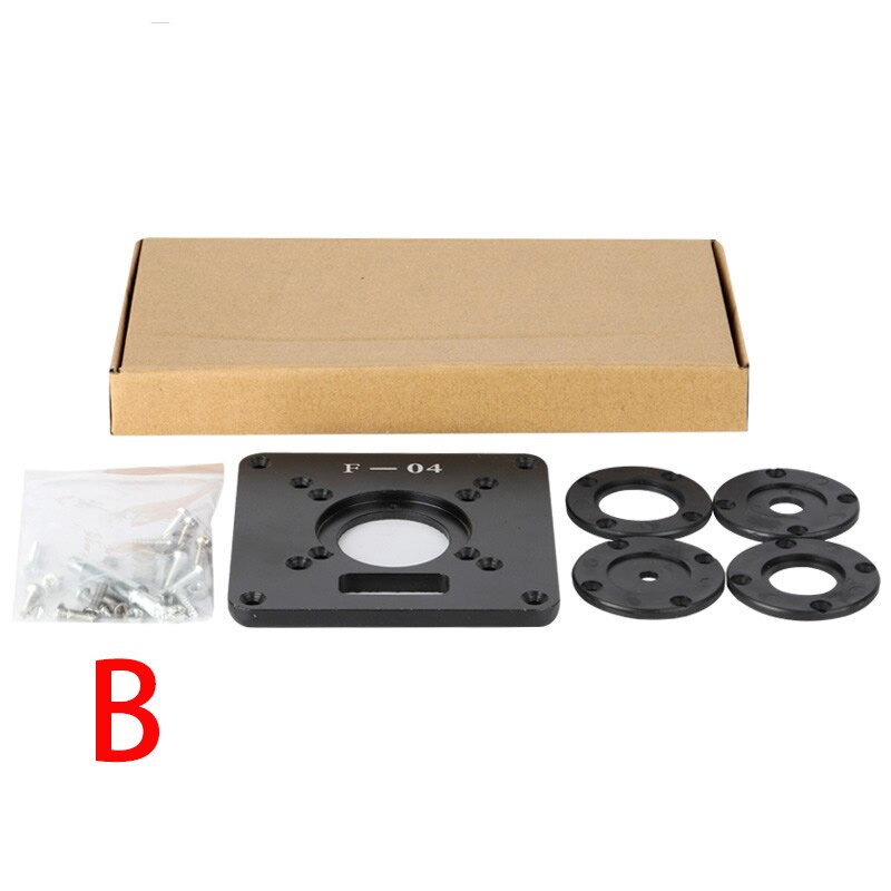 Aluminum Plate for Router Router Table Woodworking Machines Carpentry Tools Planer Woodworking Machine Work Benches Joinery Tool: B