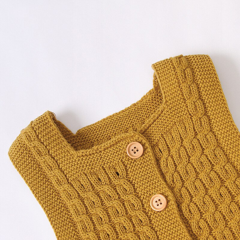 0-24M Pasgeboren Kind Baby Jongen Meisje Gebreide Romper Herfst Winter Warme Gebreide Trui Jumpsuit Leuke Zoete Knitwear Geboren Outfit