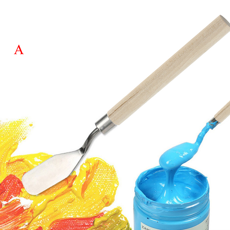 Palette Oil Mix Painter Paint Tool Pigment Texture Artist Scrape Scraper Knife Art Draw Spatula Drawer watercolor Student