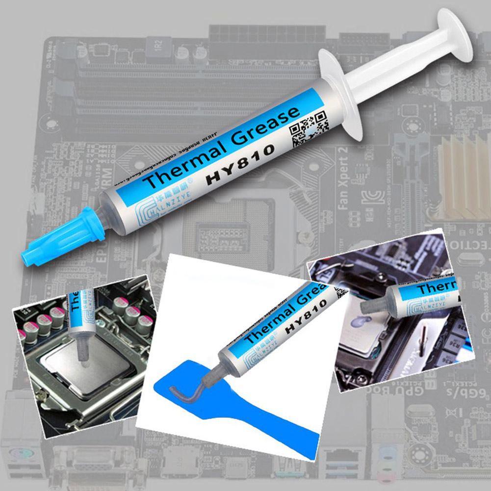 4.63w Silicone Grease HY810-2G Thermally Conductive CPU Heat Dissipation Silicone Grease High Temperature Resistant Adhesive