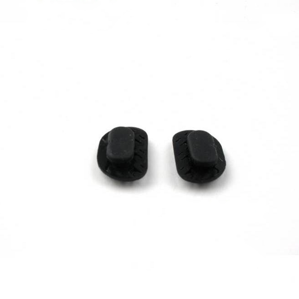 2 Accoppiamenti Del silicone Nero Occhiali da suola Morbido Naselli Scava Fuori Airbag Traspirante Confortevoli Occhiali anti-scontrino pad 2 Stili