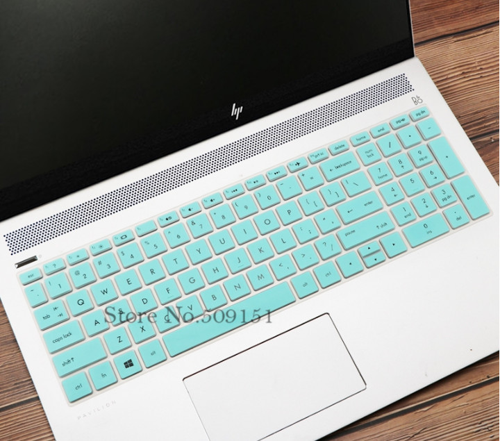 15.6 &quot; hp pavilion  x360 15- br pavilion 15-cc 15-ch 15-cd 15-cb 15-bs 17-bs 17m- ae silikoninen kannettavan tietokoneen näppäimistön suojakuori: Taivaansininen