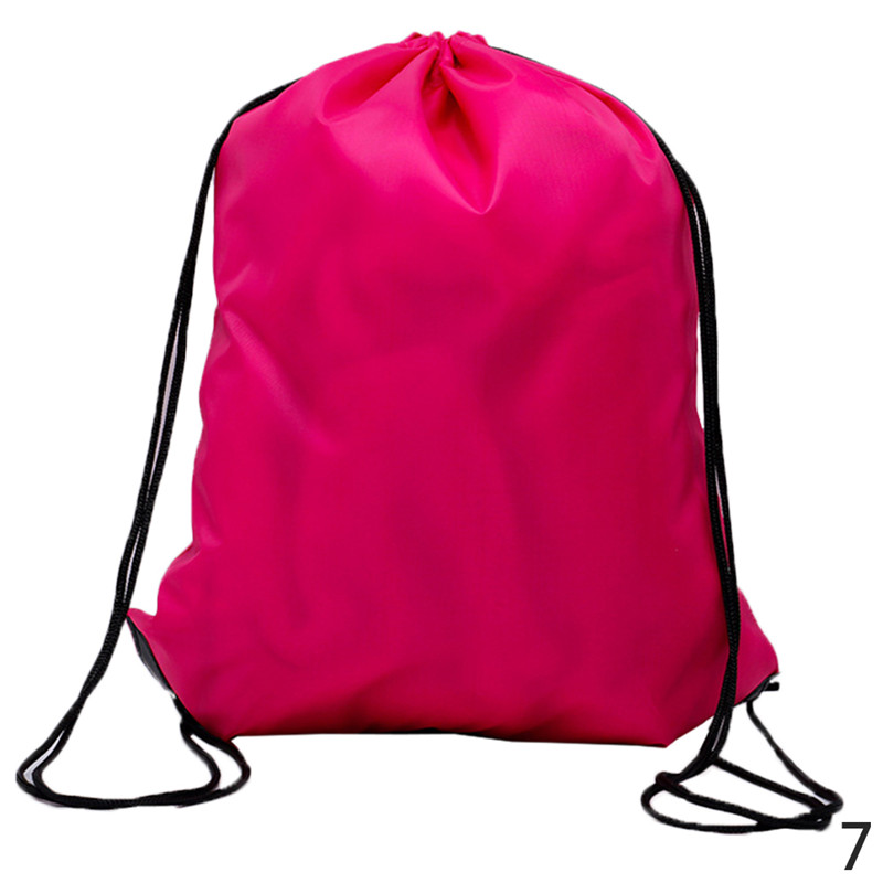 freundlicher Tragbare Wasserdichte Sport Tasche Verdicken Kordelzug Gürtel Reiten Rucksäcke Fitnessstudio Kordel Schuhe Taschen tanzen Ballett PE Rucksack: Gold