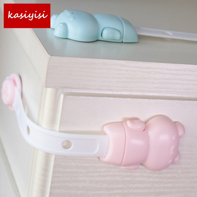 10 st/lot babysäkerhet plastskåp lås lådlås barn multipla använd säkerhetslås skydda lås