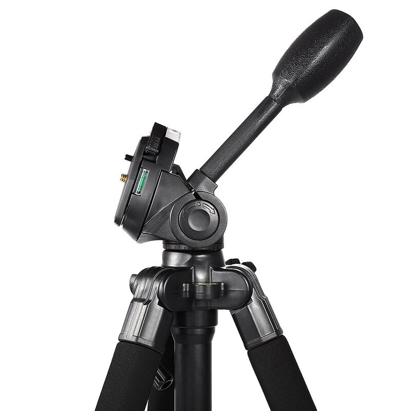 Qzsd  q111 aluminium kamerastativ letvægts rejsestativ med pan hoved hurtigudløser plade til nikon canon dslr