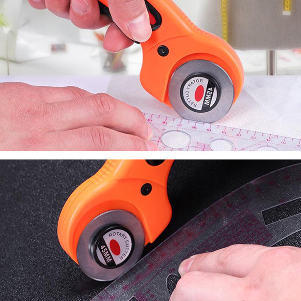 45mm 28mm Rotary Cutter for leather Set Blade for Fabric Circular Quilting Cutting DIY Patchwork Cut Tool Quilter Leather Cutter