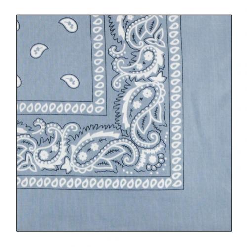 Hip hop bandana mand kvinder udendørs pandebånd hårbånd håndled wraps hår tørklæder paisley tørklæde hår tilbehør: Grå