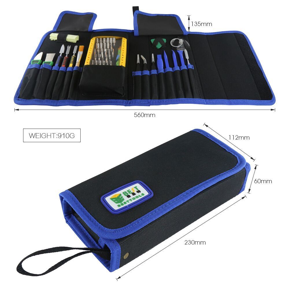 BST-119 Magnetic Precision Screwdriver Set Disassemble Repair Tool Set With Tweezers Spudger Prying For Laptop Mobile Phone