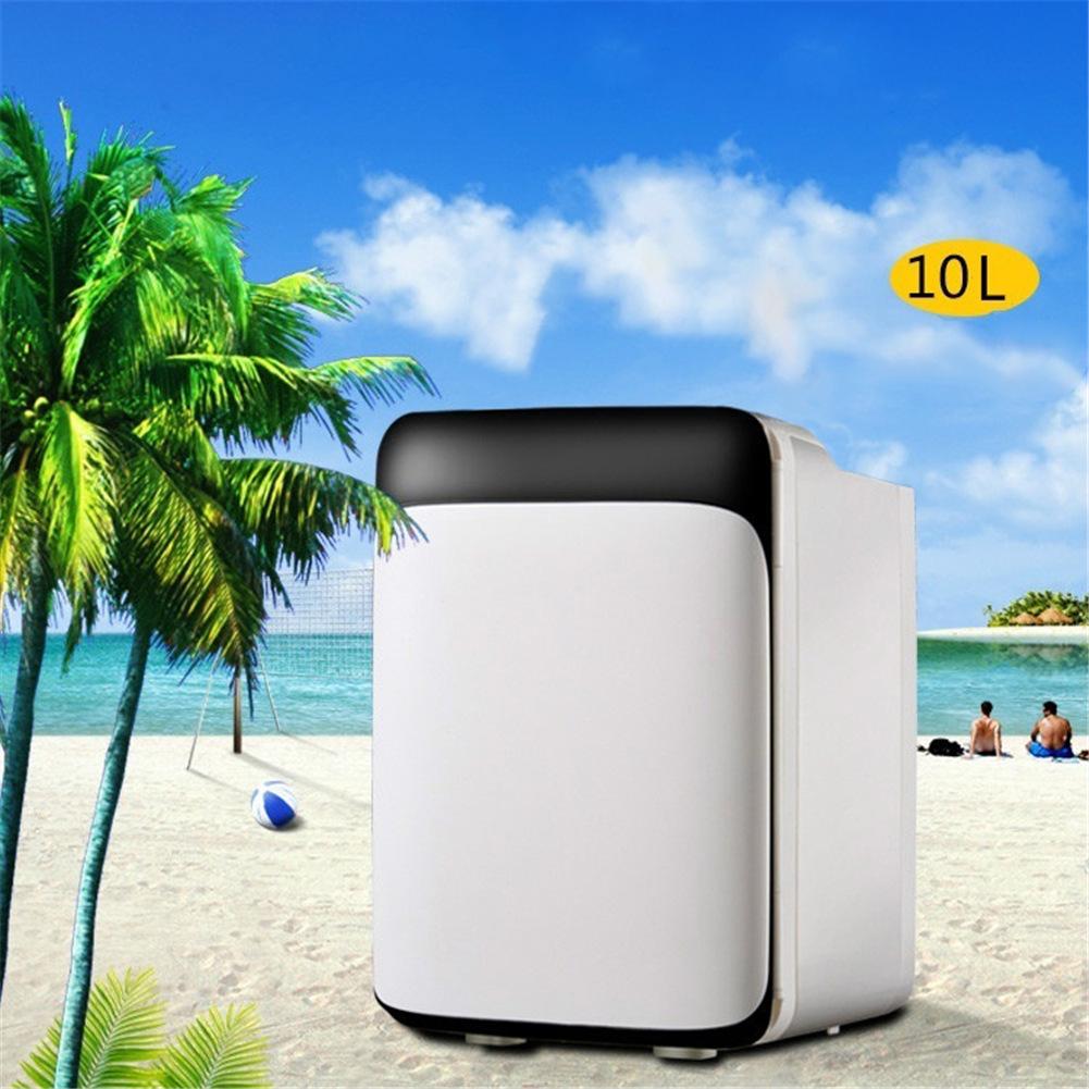 Portable 10L Mini Cooling Warming Refrigerators Fridge Freezer Cooler Travel Warmer For Auto Home Office Outdoor Picnic Travel