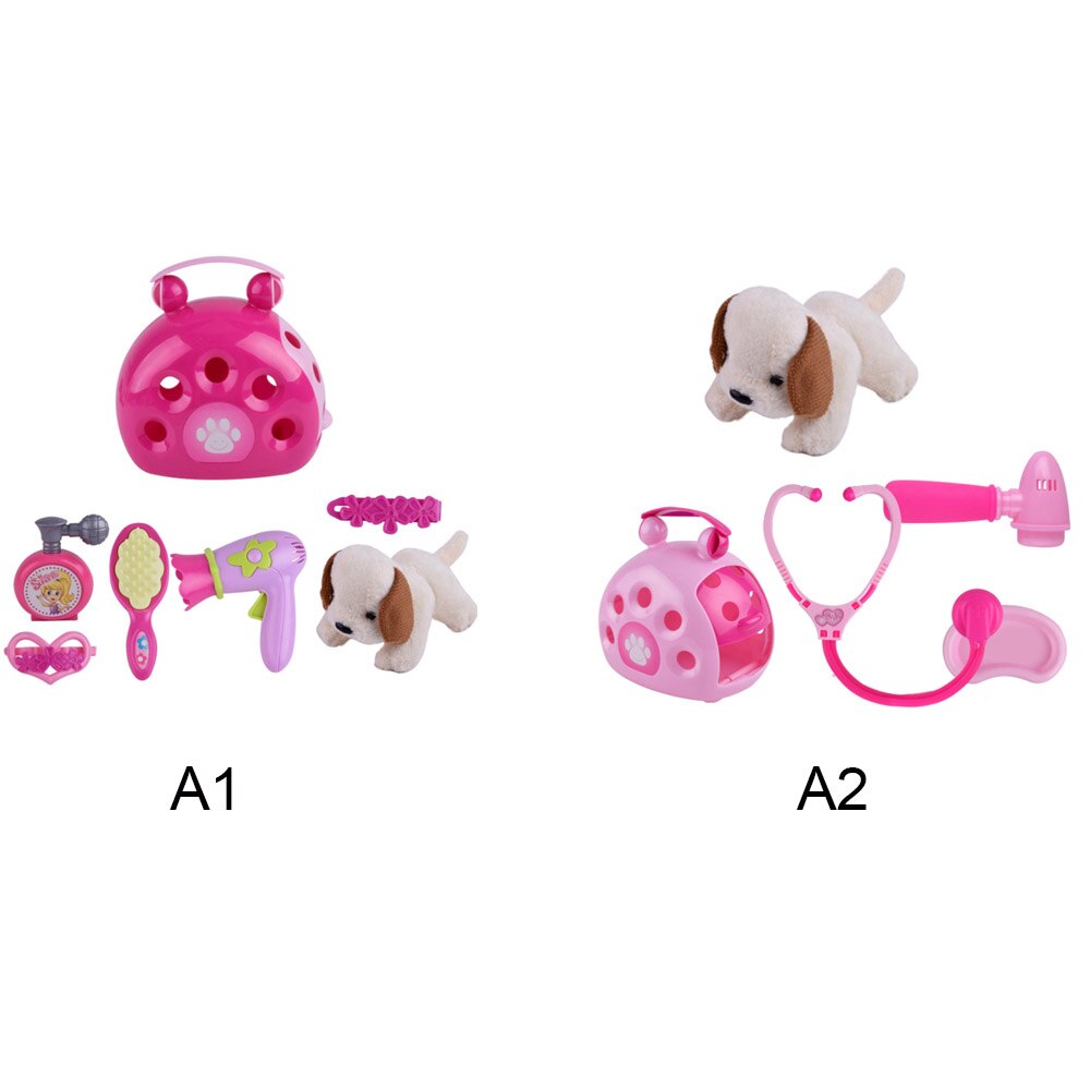 puzzle dla dzieci dom zabaw nauka karmienia nosidełko na zwierzaka robić odgrywania ról szczeniak fajna zabawka na prezent symulacja pielęgnacja zwierząt zabawki dla dzieci