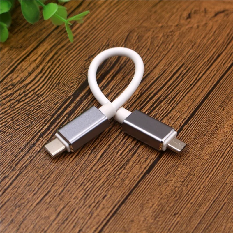 Type-c To Micro USB Android OTG Charging Cable for Xiaomi OTG Reverse Charging Data Cable Support Data Function