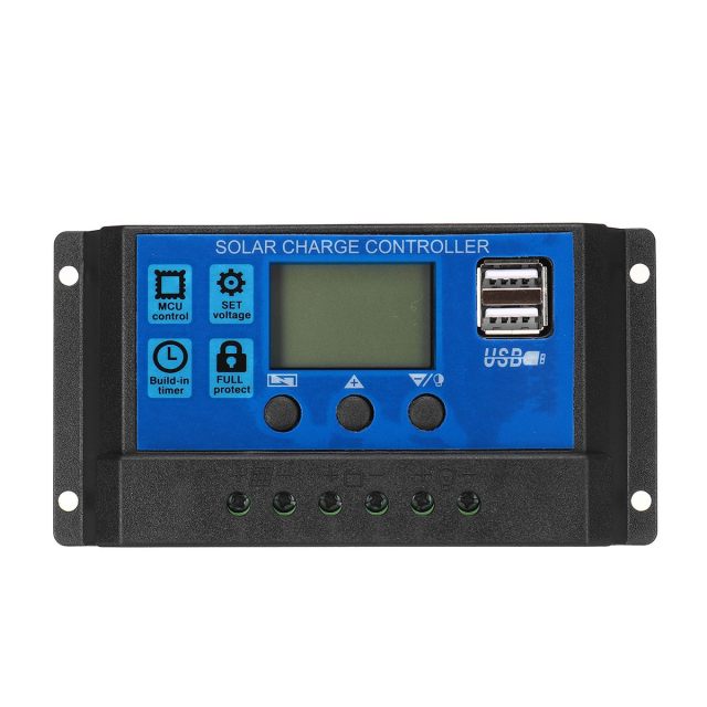 100W Monocrystaline Solar Panel Kit USB Quick Battery Charger 10/20/30/40/50A Solar Controller Folding Waterproof Solar Cell: 10A Solar controller