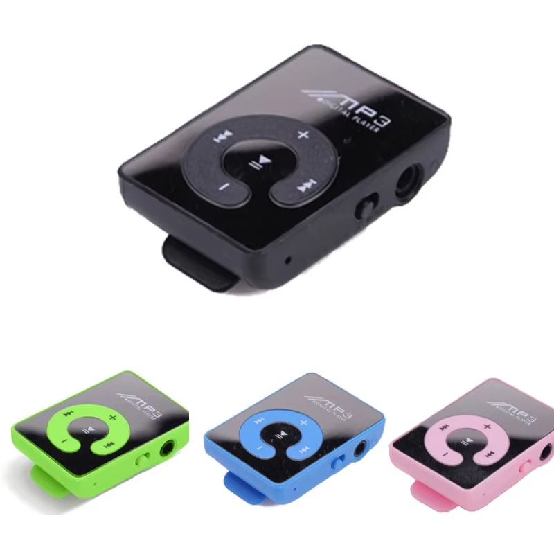 C chave portátil mini espelho clipe mp3 player música mídia suporte micro sd tf cartão moda alta fidelidade mp3 para esportes ao ar livre leitor de música
