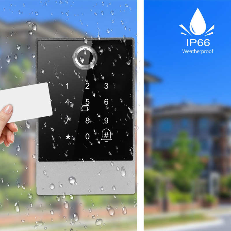 Smart Toegangscontrole Machine Bluetooth Wachtwoord Kaart IP66 Waterdicht Voor Ttlock App Operationele Voor Families, Hotels, Kantoren
