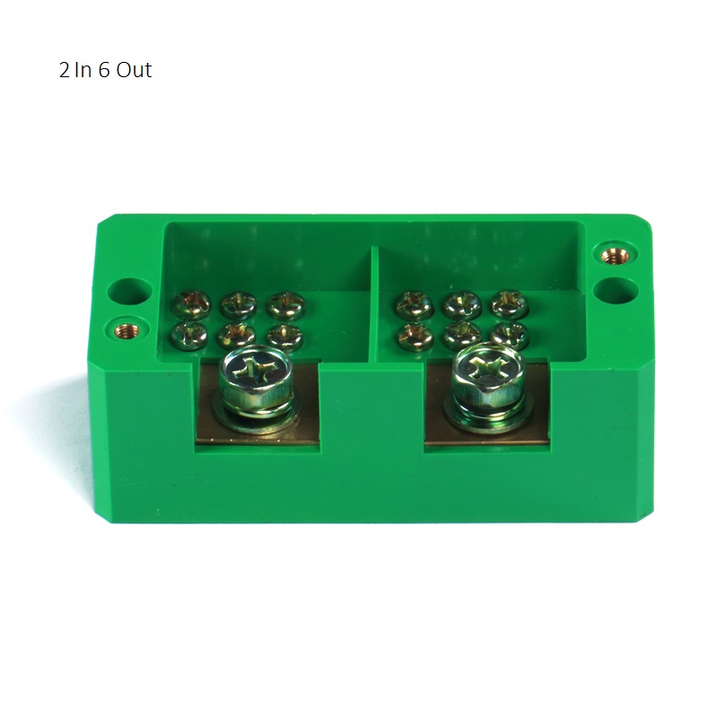 Eletric Wire Junction Box Branching Box Wire Connection Box 2 In 4 6 8 12 Out for House Factory School Hotel Use: 2 in 6 Out