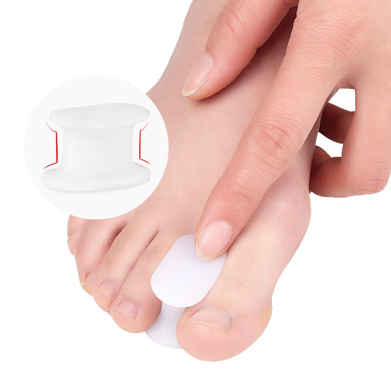 Gel de silicona para dedo pequeño del pie, Corrector de ampollas, Protector de dedo, juanete, protección de dedos, funda de Gel