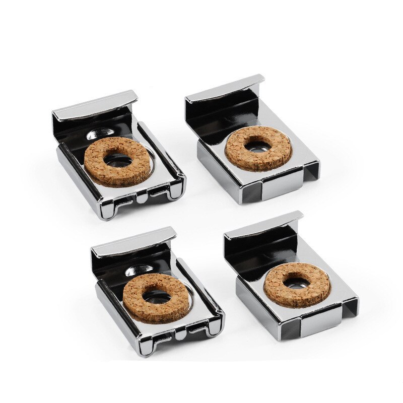 4pcs/set 32x24mm Adjustable Mirror Clip Bracket Spring Loaded Mirror Hanging Clip Wall Bracket