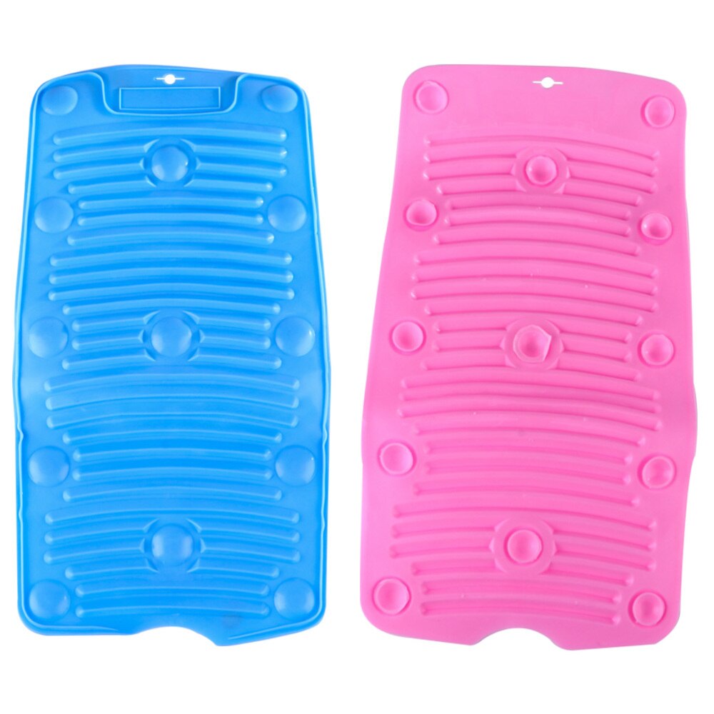 2 Pcs Siliconen Washboards Zuig Hand-Wassen Veilig Siliconen Boards Voor Kleding Wassen Kinderen Shirts