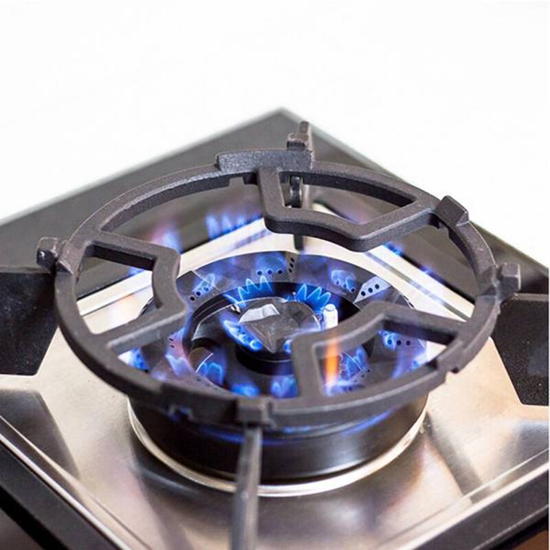3 pièces en fonte Wok Pan Support Support Support pour brûleur cuisinière à gaz
