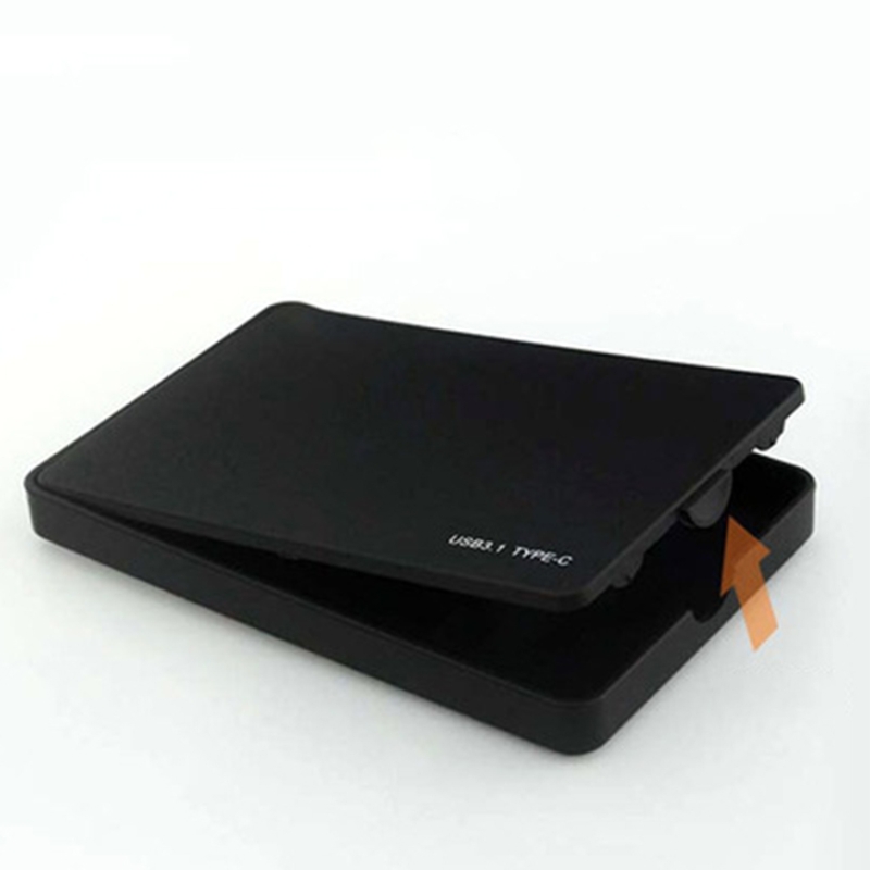 Scatola per disco rigido Mobile di tipo C da 2.5 pollici USB 3.0 1 TB/2TB SSD Solid Hard Disk Shell per notebook