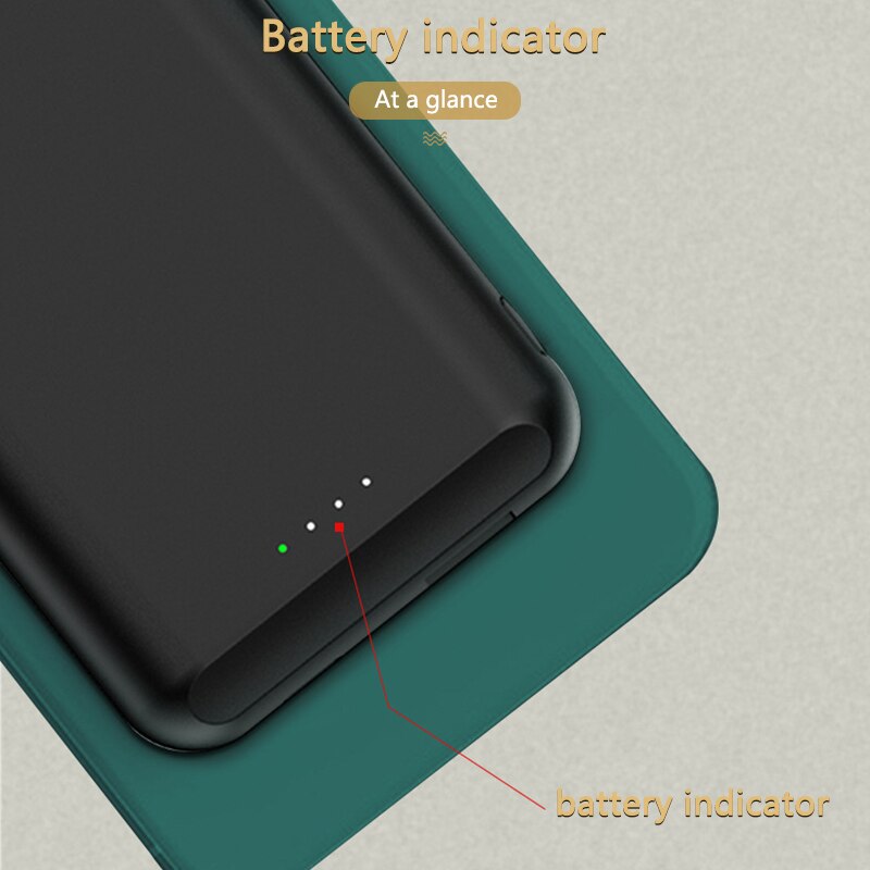 Cargador inalámbrico magnético de 5000mAh para iPhone 12 Pro Max 12, Mini batería externa portátil