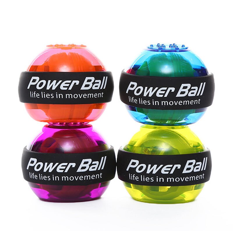 Wrist Ball Trainer Light Gyroscope Strengthener Gyro Power Ball Arm Exerciser Power ball Exercise Machine Gym Fitness Equipment