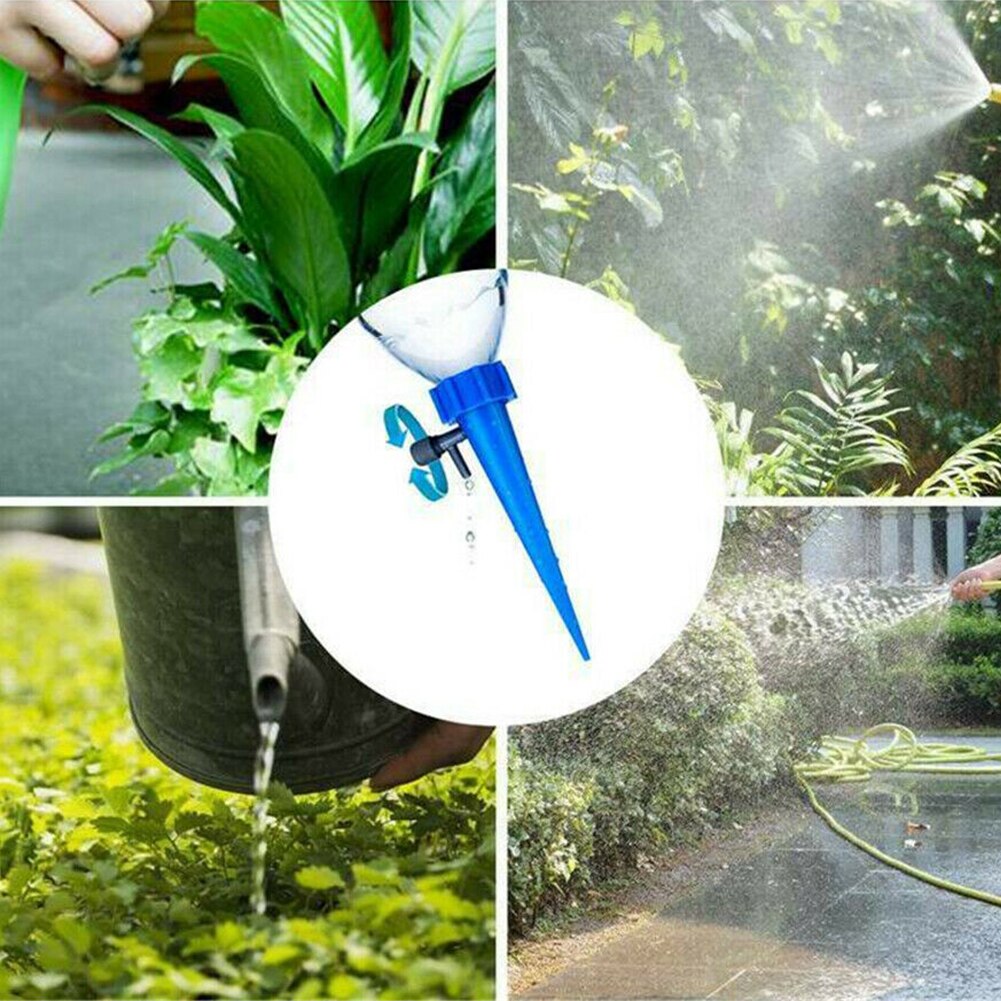 Automatisch zelfbewaterend spikesysteem voor tuin en huis, plantenbak, watergeefapparaat, automatisch water geven aan uw planten helpt u water te besparen