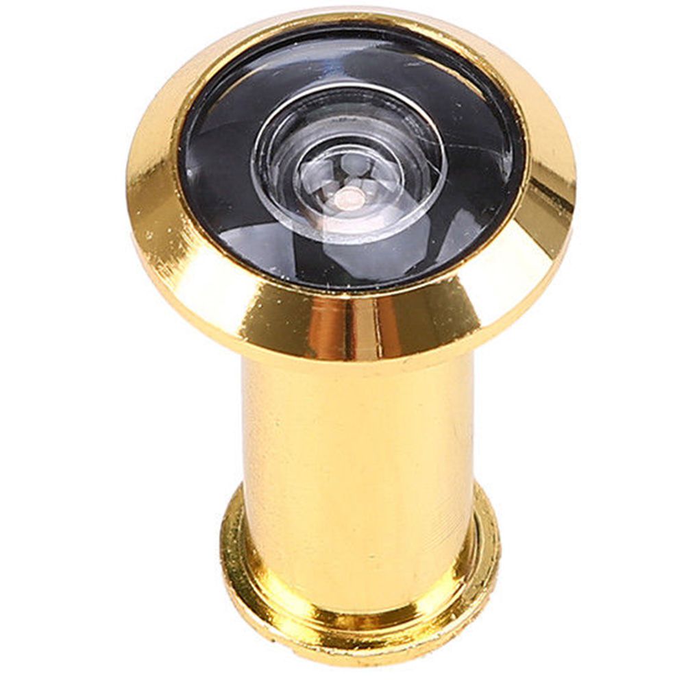 Duurzaam Koper Deur Eye Kijkgaatje Deur Kijker Privacy Cover Home Security Anti-Diefstal Apparaat: Gold
