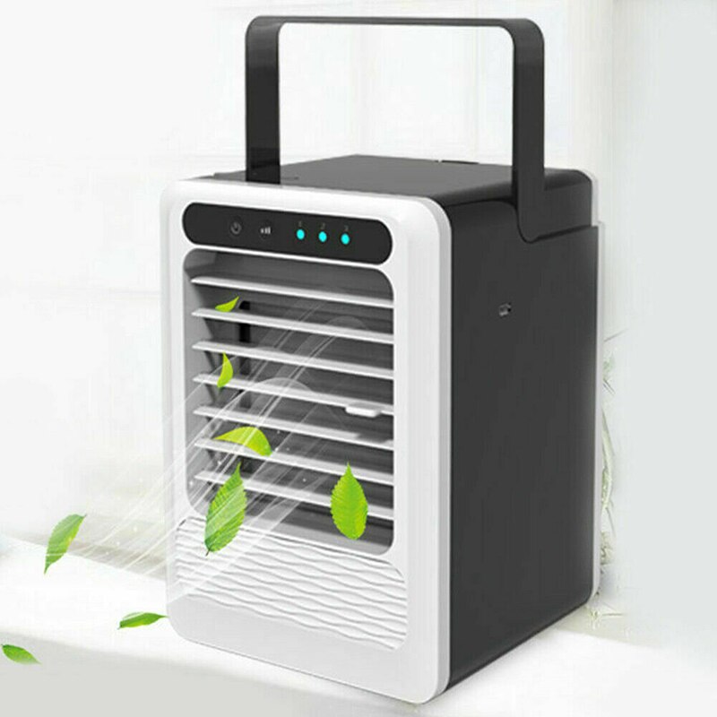 Mini Home Portable Air Conditioner Personal Unit Cooling Fan Humidifier Purifier Rechargeable Office Desk Fan Household Tool 5V