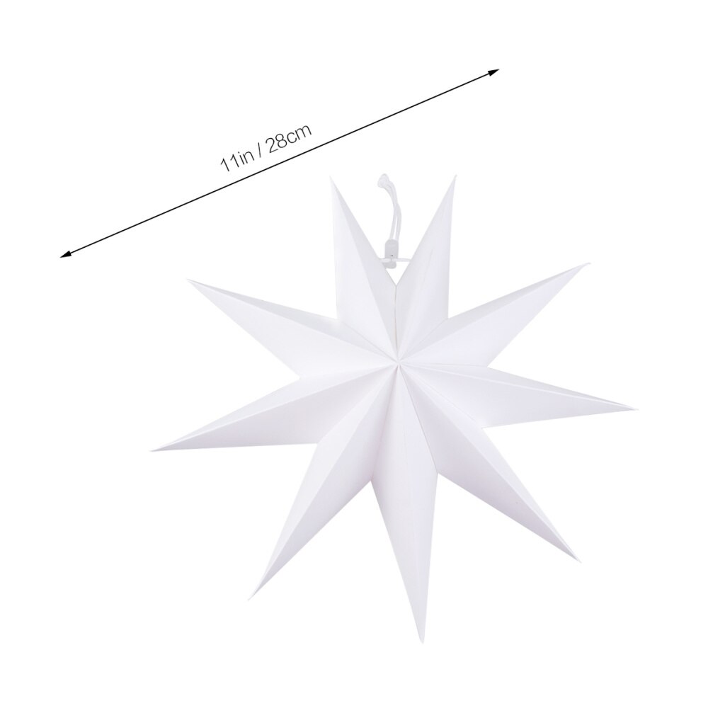 1pc Paper Star Paper Lamp Shade Decorative Handmade Eco-friendly Lamp Accessory for Home Party Festival