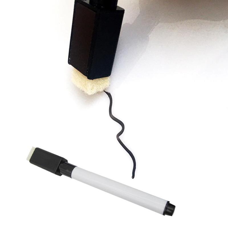 10 Stks/partij Gekleurde Inkt Whiteboard Marker Pen Set Met Pen Kinderen Marker Gum Marker Briefpapier Kids Pen Uitwisbare