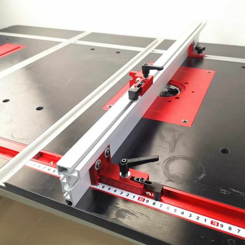 Uniwersalny 45 typ T-track T-slot prowadnica ukośna Jig ze stopu Aluminium ze stopu Aluminium prowadnica ukośna zatrzymać do obróbki drewna narzędzia DIY do piły stołowej Pusher