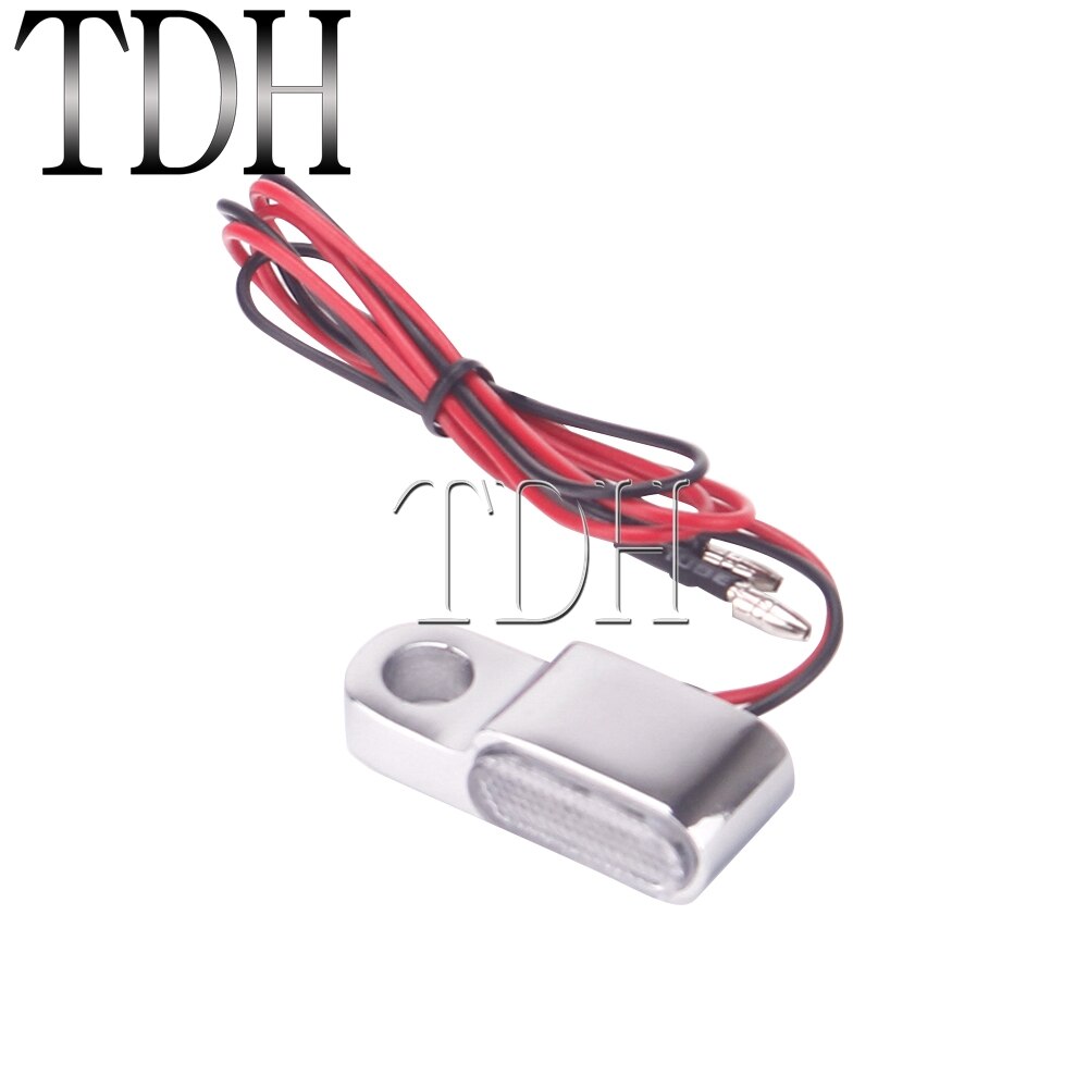 1 Pair Mini Cafe Racer Motorcycle LED Turn Signal Indicators Light Amber Blinker Running Lamp For Harley Sportster Dyna Softail