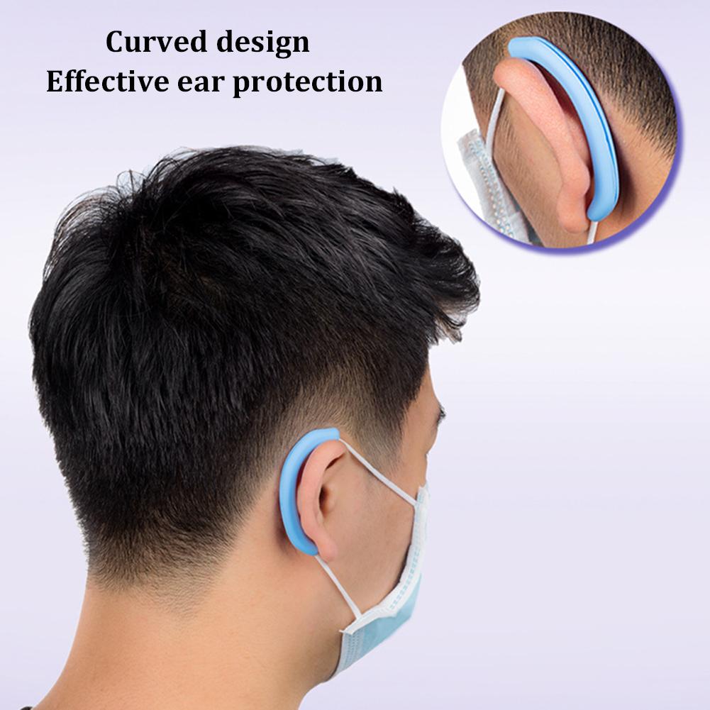 10Stck Silikon OhrbüGel Abdeckung Weichen Bequemen Ohr Schutz Haken Ohrhörer Gel Maske Zubehör Weiche OhrbüGel Abdeckung