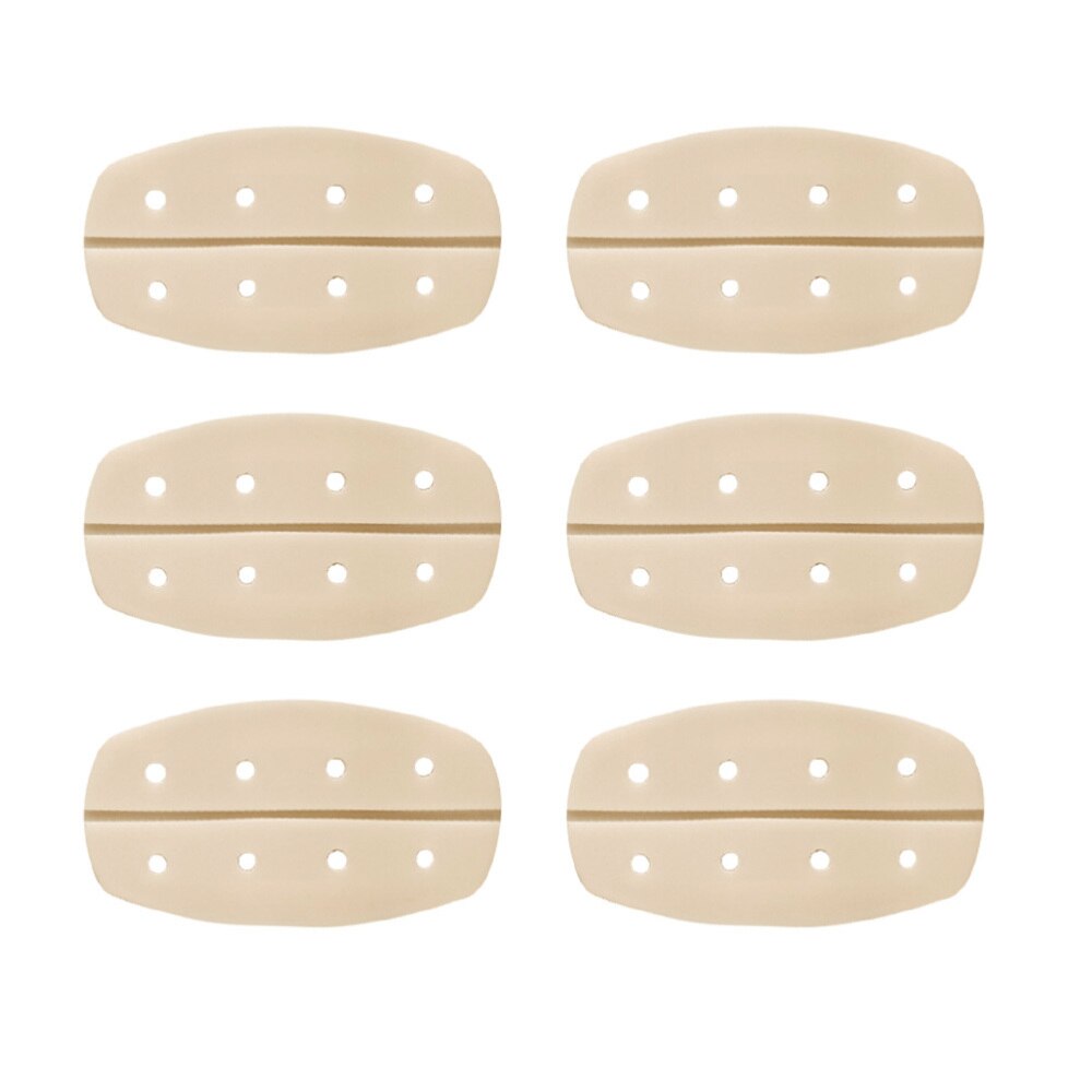 6PCS Underwear Shoulder Pads Non-slip Shoulder Strap Gasket Breathable Silicone Shoulder Pad Invisible Shoulder Strap Gasket for: As Shown 1