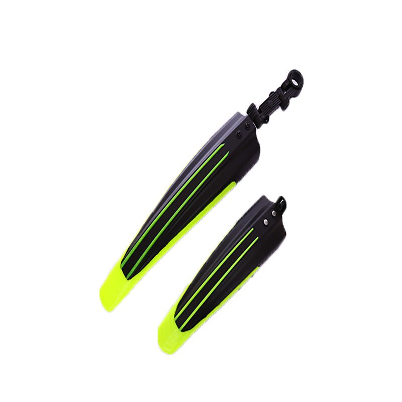 2 st cykelvingar cykel stänkskydd mountainbike fender set för cykel fram och bak cyklar delar mtb tillbehör cyklar varor: Gul