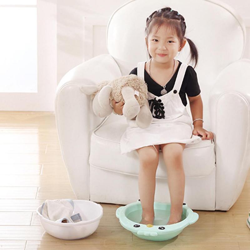 2 in 1 Cartoon Portable Baby Face Basin Kids Plastic Washbasin Baby Tubs