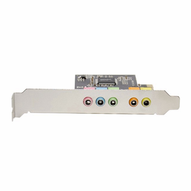 PCIe Sound Card PCI-E X1 CMI8738 Chip 64 Bit Sound Card Stereo 5.1 Channel Desktop Built-in Sound Card for PC