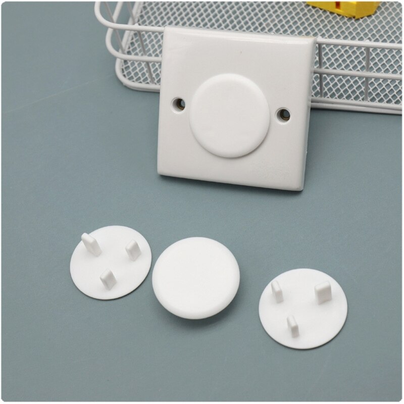 20 Stks/partij Baby Elektrische Stopcontact Plug Bescherming Beveiliging Uk Stopcontacten Cover 54DF