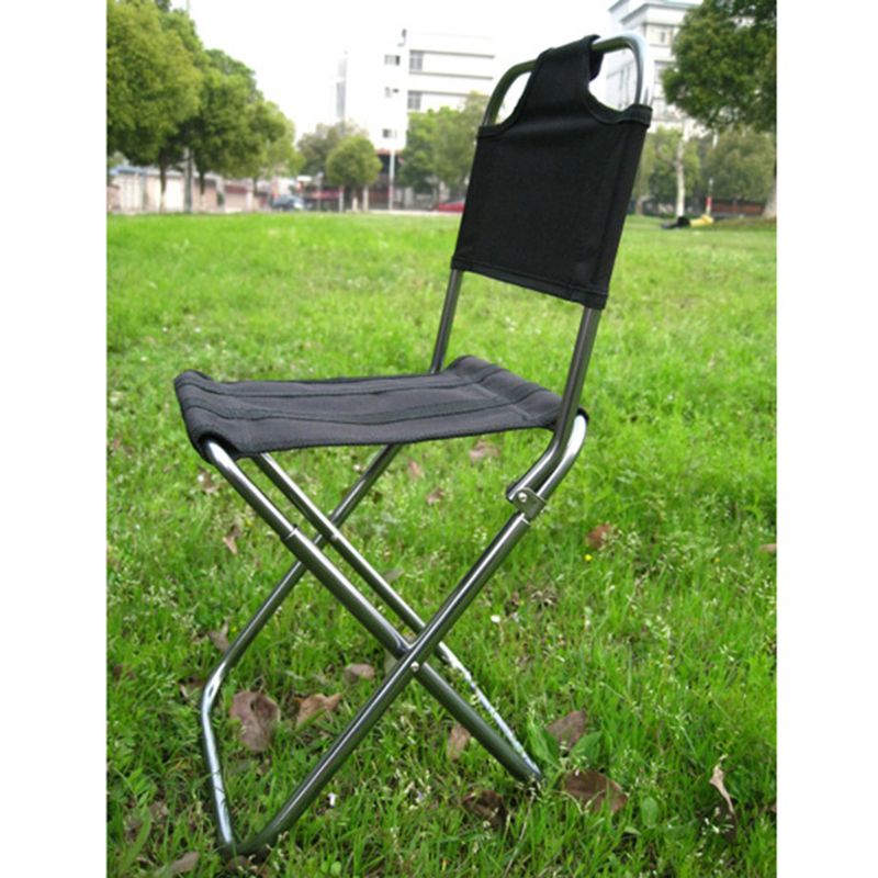 Camping Chair Support 100KG Folding Quad Chair Outdoor lawn chair