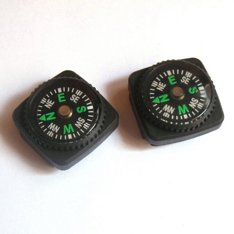 Camping Hiking Belt Buckle Compass Travel 4X Outdoor Emergency Survival Navigation Tool 4pcs/lot Paracord Bracelet Mini Compass