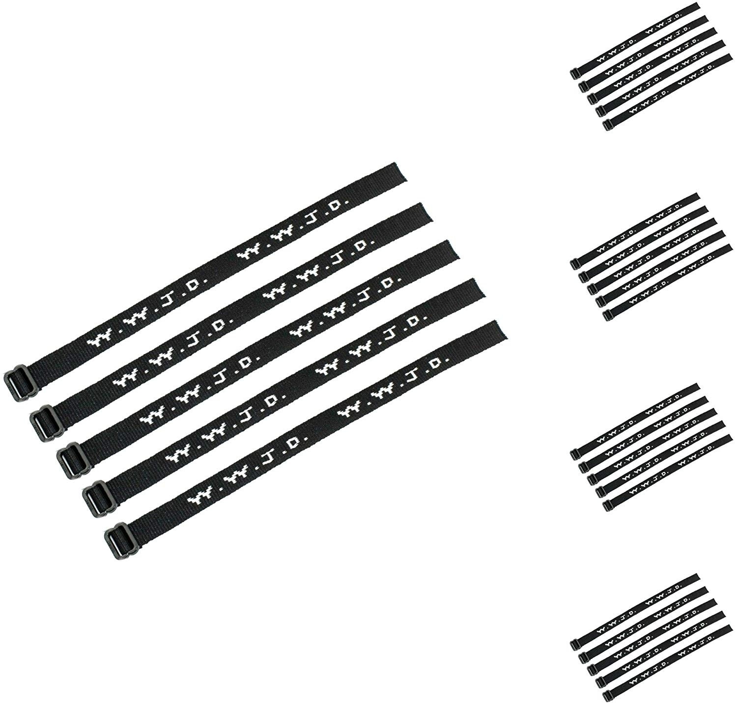 8pcs Black WWJD Bracelet, Religious Bracelet, What Would Jesus Do Bible Bookmark Bracelet, WWJD Sunday School Fundraising