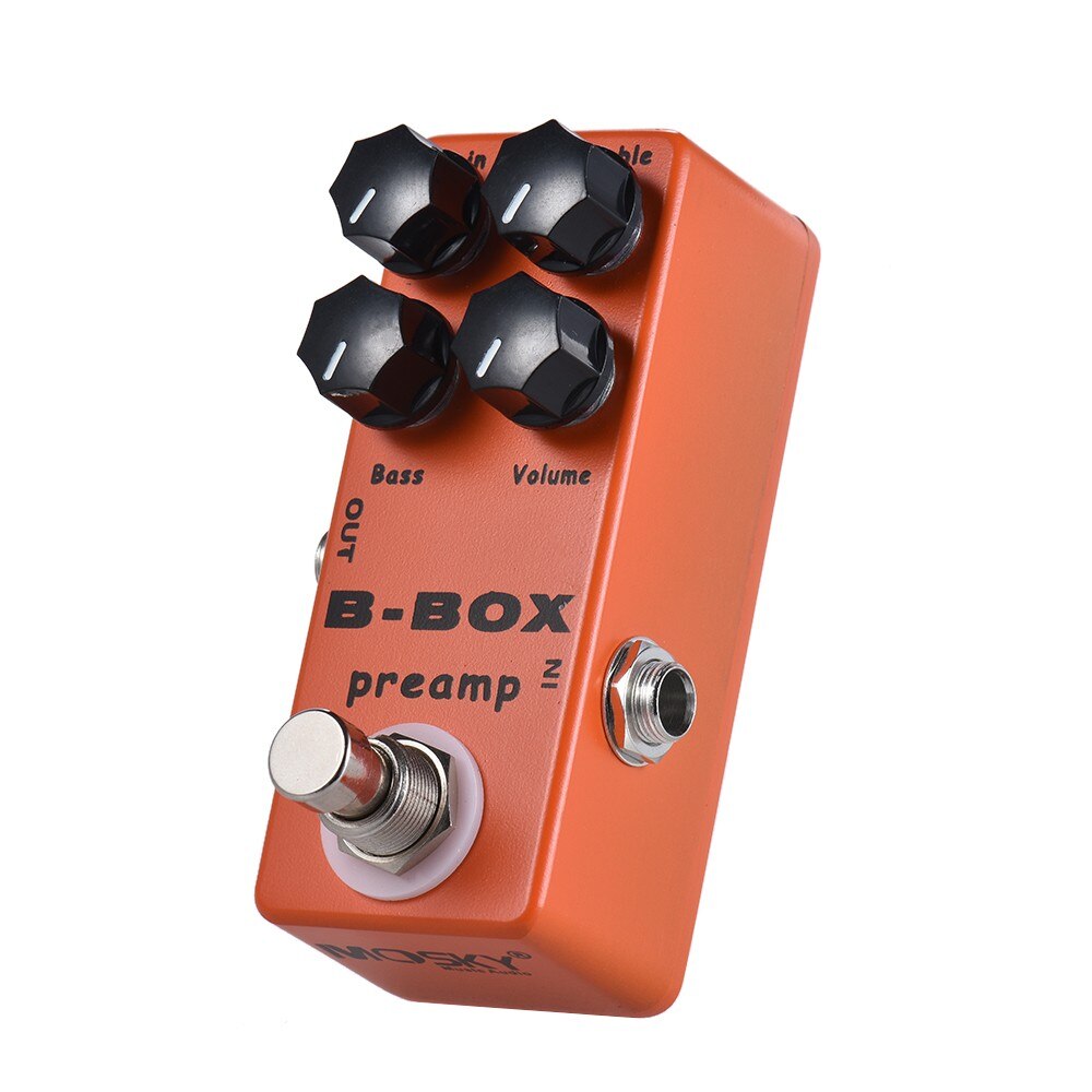 Pedaliera Overdrive MOSKY b-box per pedali per chitarra pedale per Gas elettrico per processore di effetti per basso elettrico Ukulele sport musicali