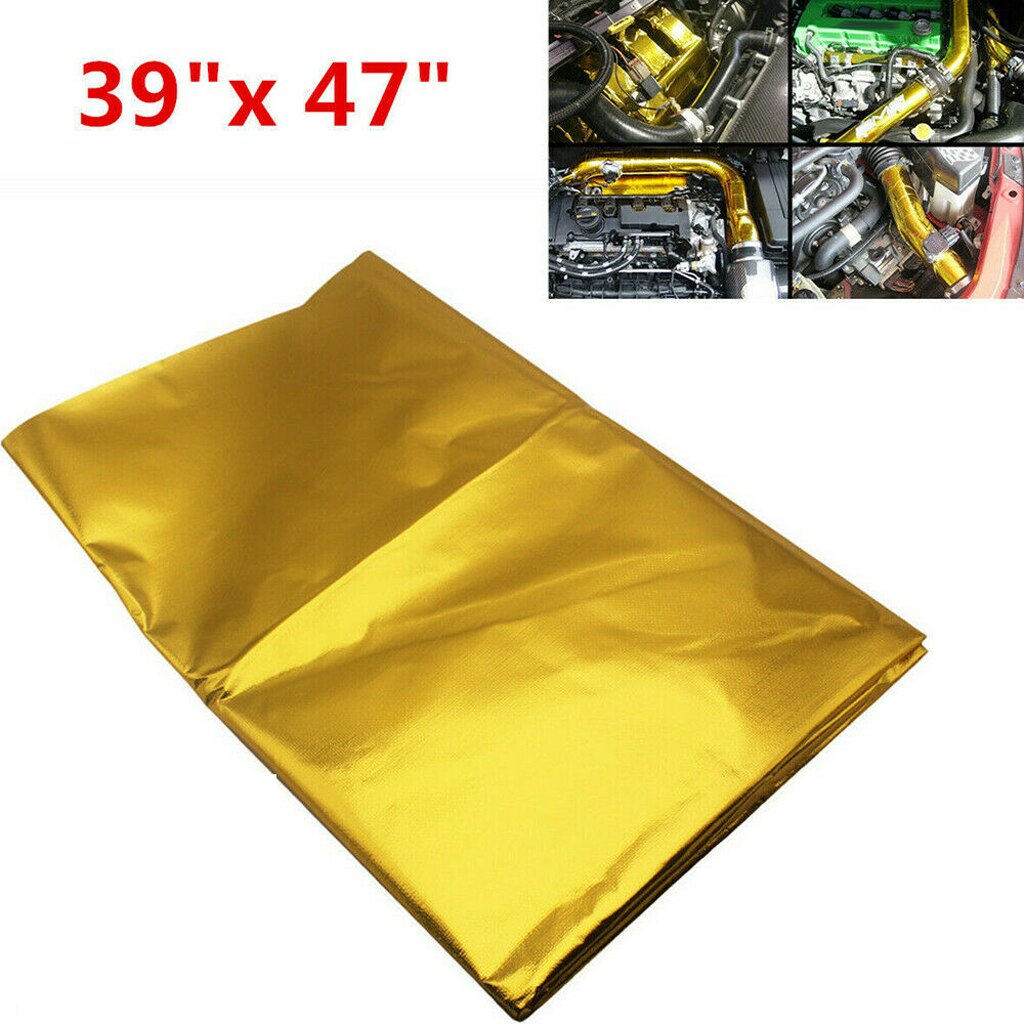 Reflect Gold Engine / Intake Heat Barrier Mat 39 "x47 " Sheet Heat Wrap