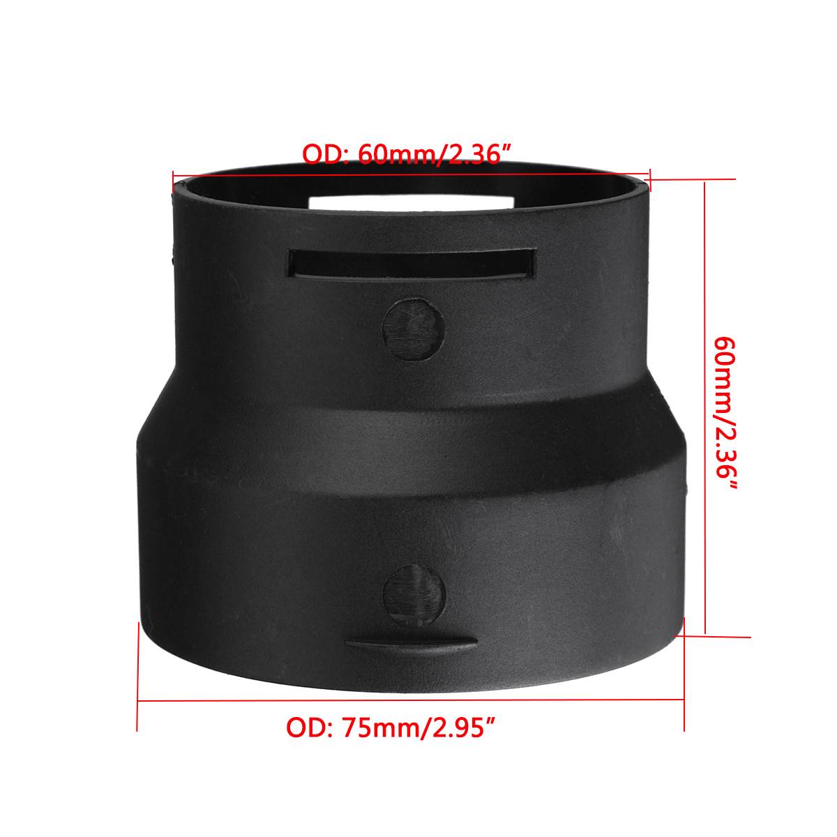 75mm-60mm Car Parking Heater Ducting Reducer Connector Air Diesel Heater Duct Pipe Reducer Adapter Converter For Eberspacher