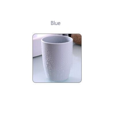 Travel Toothbrush Cup Simple Mug Cup Water Travel Green Wheat Brushing Cup Couple Toothbrush Cup: Blue