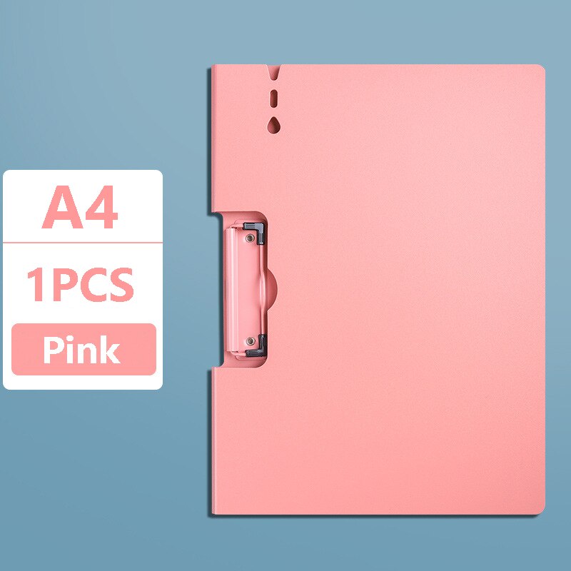Morandi 4 Colors A4 Clipboard File Folder Filing Note Memo Paper Pad Clip Board Clamp Document Organizer Writing Pad Stationery: 06